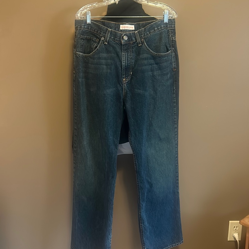 Hammonds Loose Denim Jeans Mens Indigo Waist 34 Inseam 30